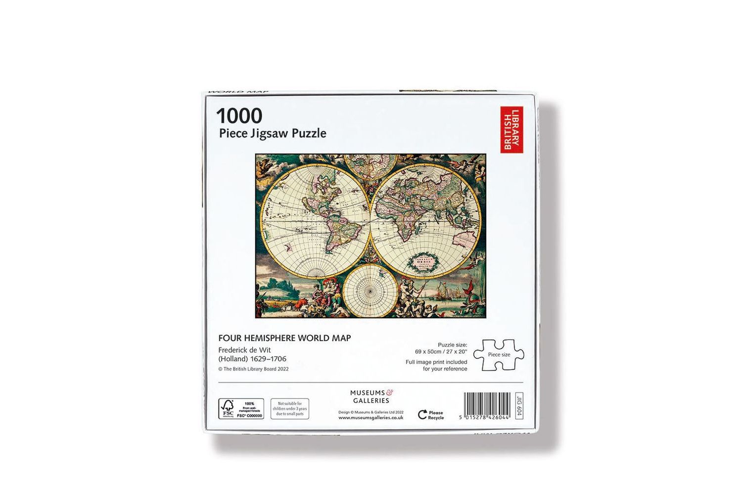 Jigsaws - A Map Of The World - Home Giftware-2