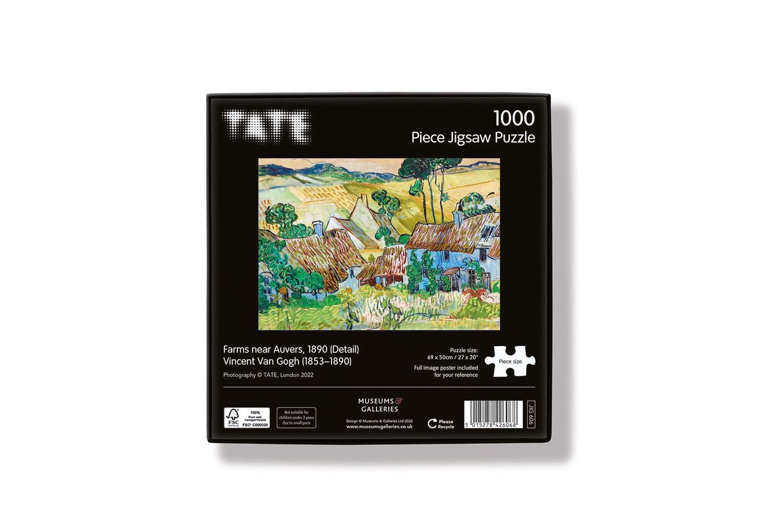 Jigsaws - Farms Near Auvers - Home Giftware-2