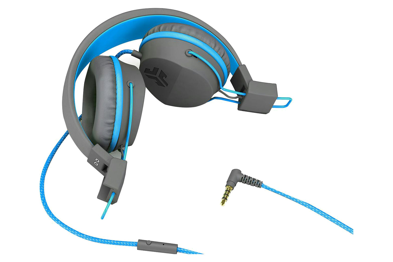 JLab JBuddies Studio On-Ear Kids Headphones | Graphite/Blue-5