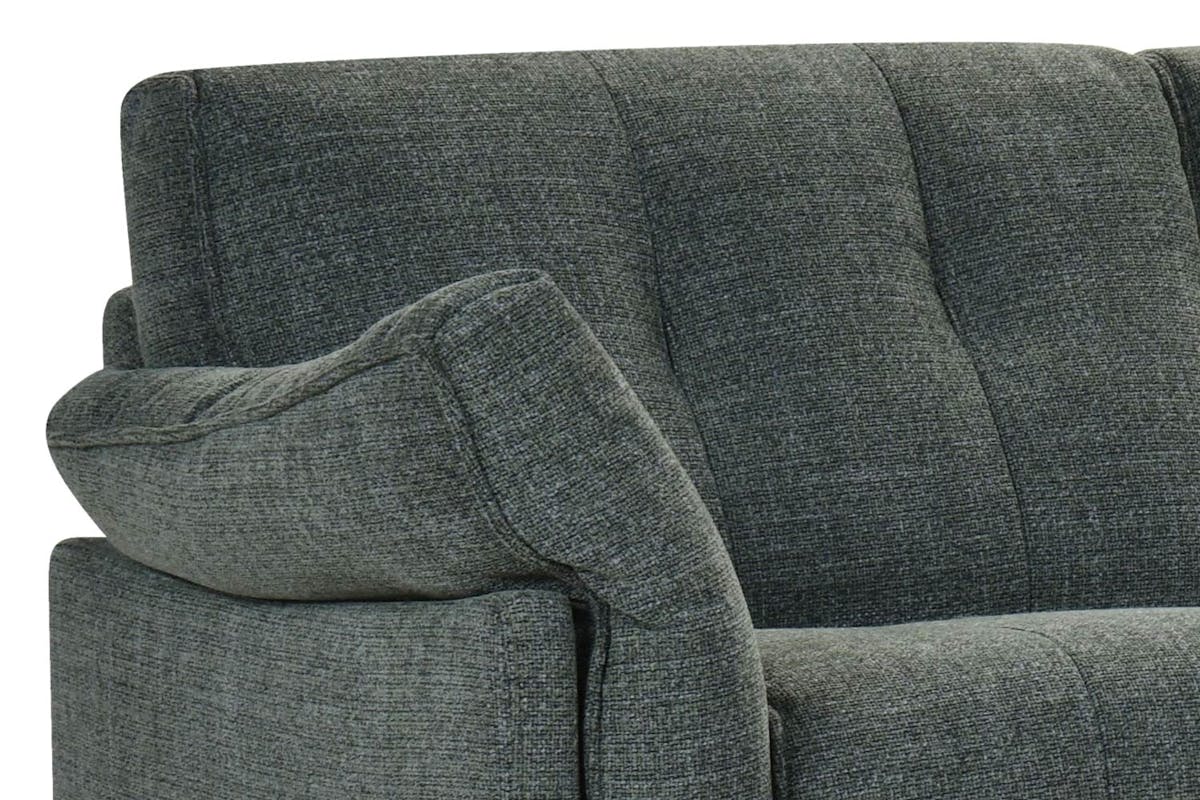 Josie 2.5 Seater Small Chaise Sofa | Fabric | Dark Green-3