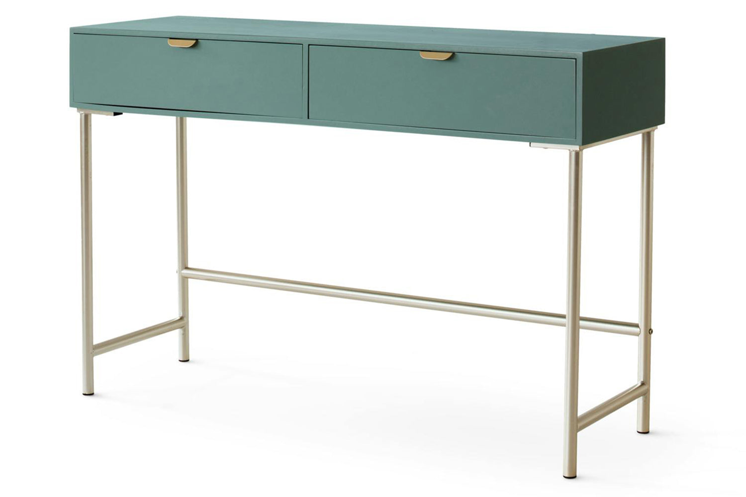 Frankie Desk | 2 Drawer | Green-2