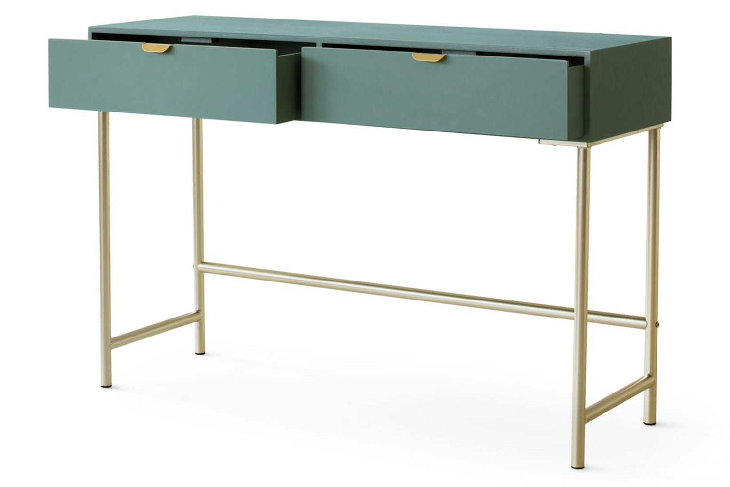 Frankie Desk | 2 Drawer | Green-5