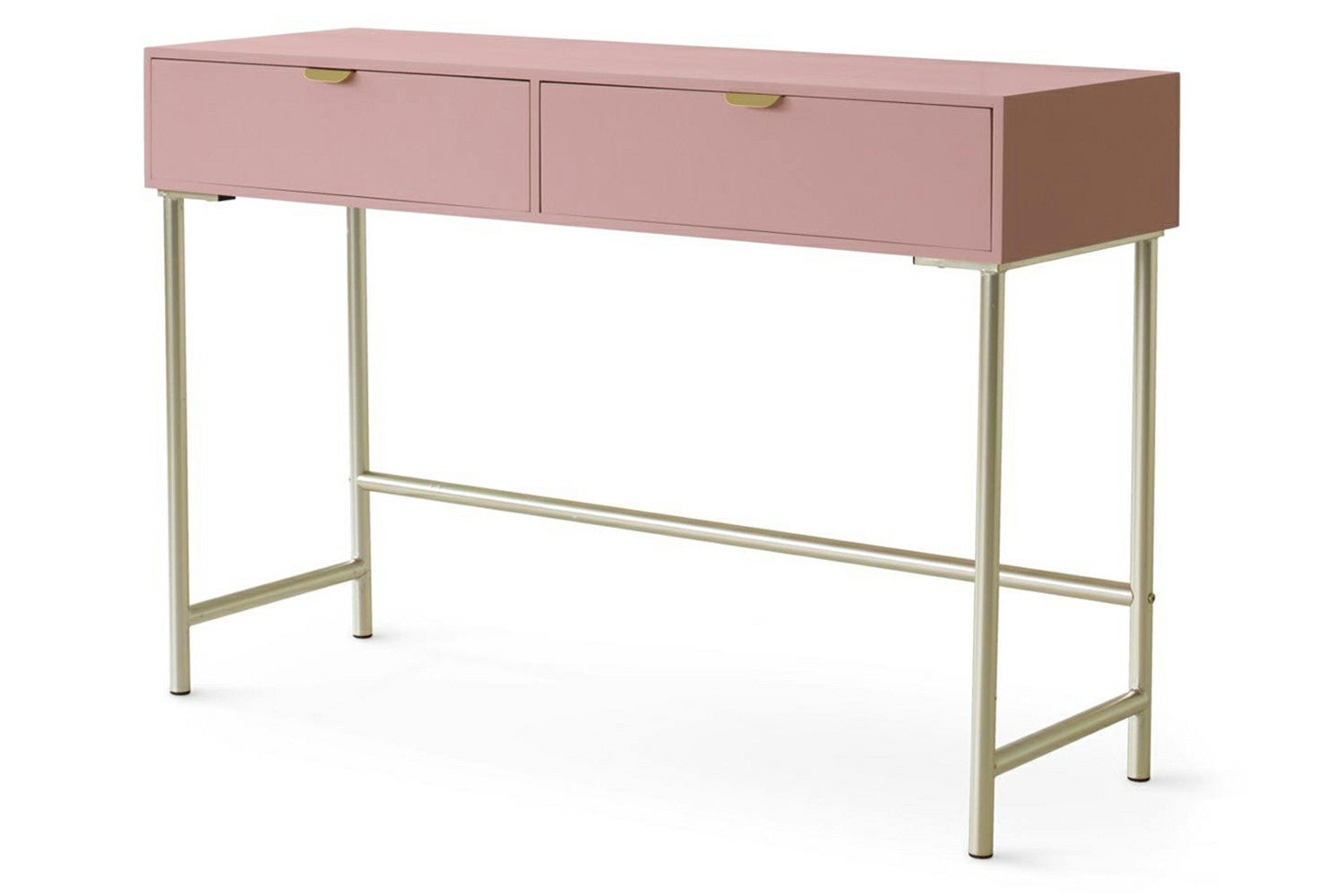 Frankie Desk | 2 Drawer | Pink-2
