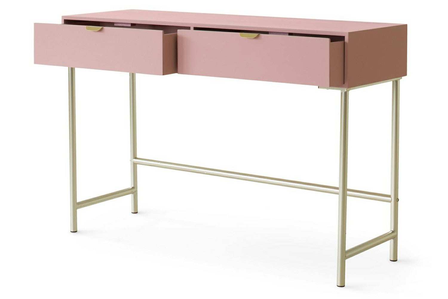 Frankie Desk | 2 Drawer | Pink-4