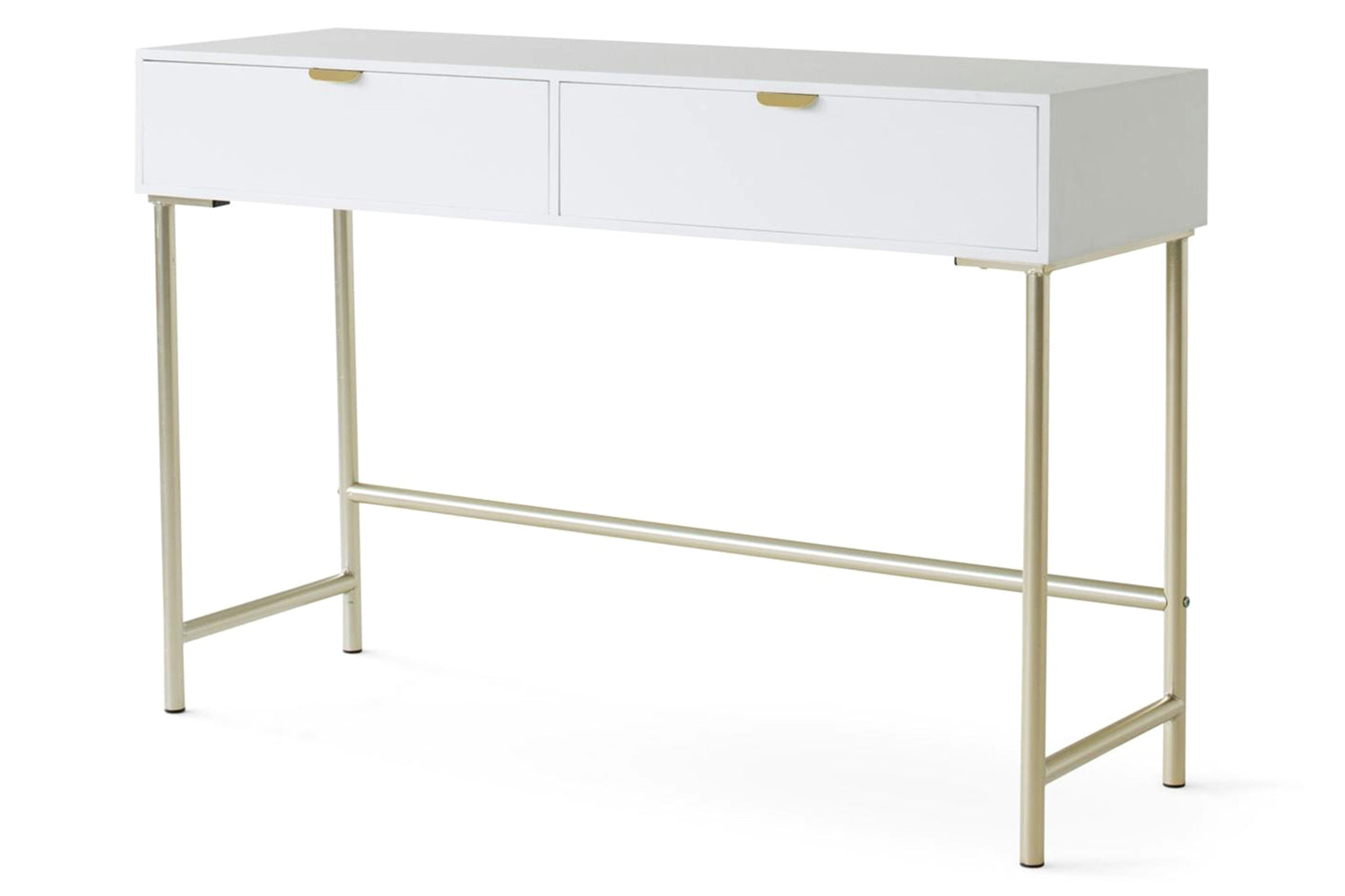 Frankie Desk | 2 Drawer | White-2