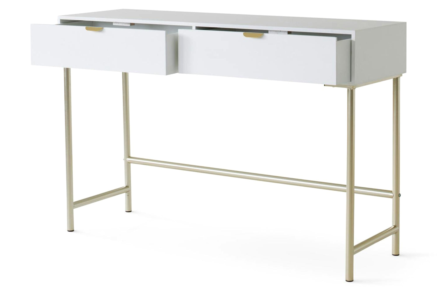 Frankie Desk | 2 Drawer | White-4