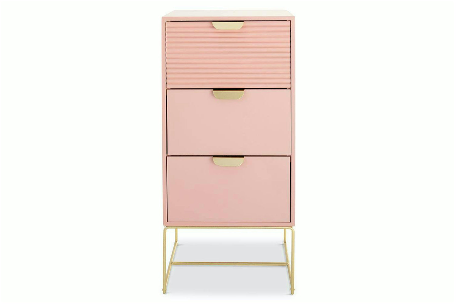 Frankie Bedside Table | Slim | Pink