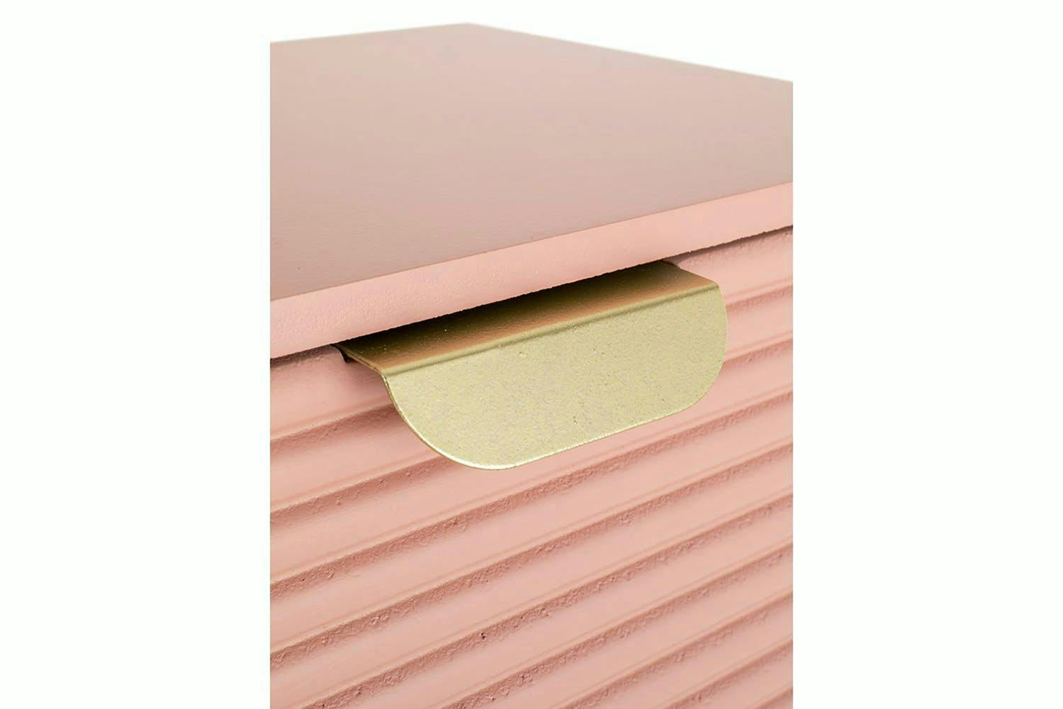Frankie Bedside Table | Slim | Pink-6
