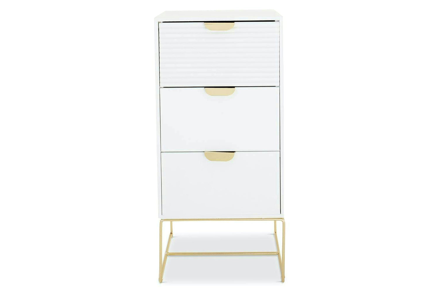 Frankie Bedside Table | Slim | White