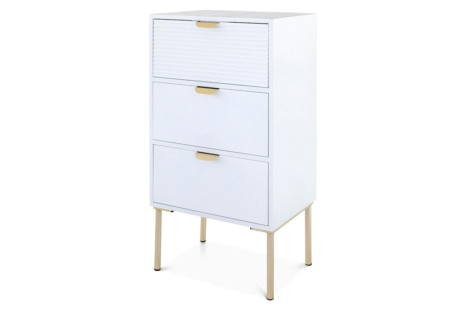 Frankie Bedside Table | Large | White-4