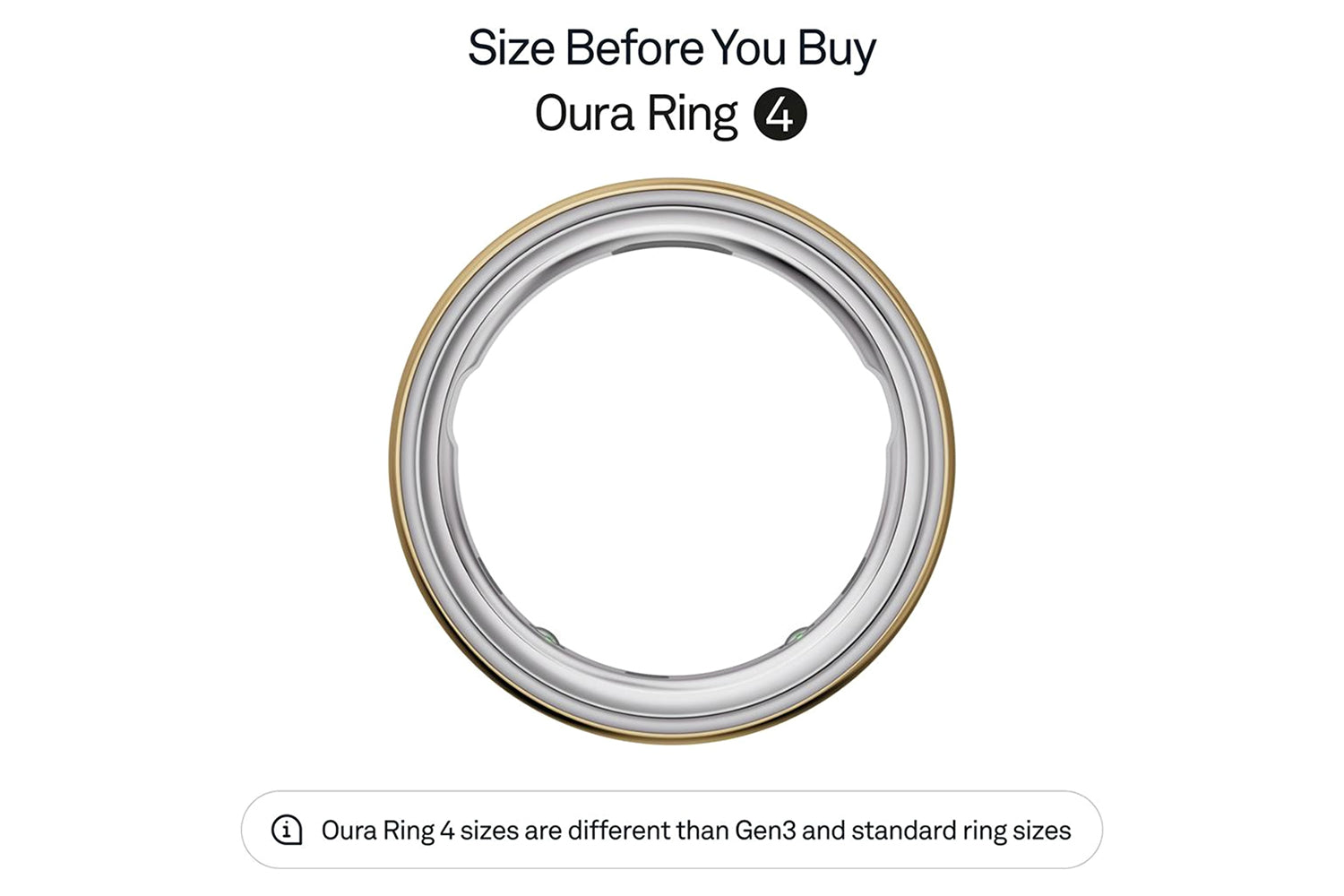 Oura Ring 4 | Size 4 | Gold-7