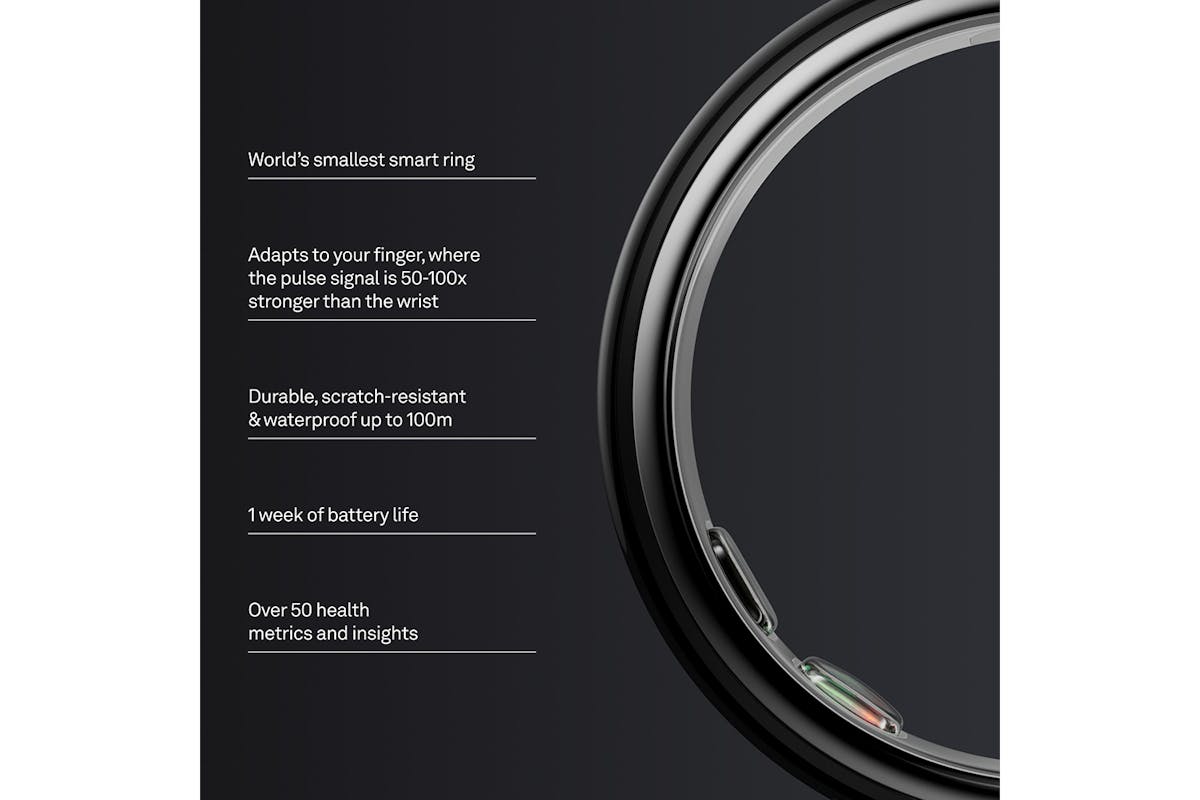 Oura Ring 5 | Size 12 | Black-3