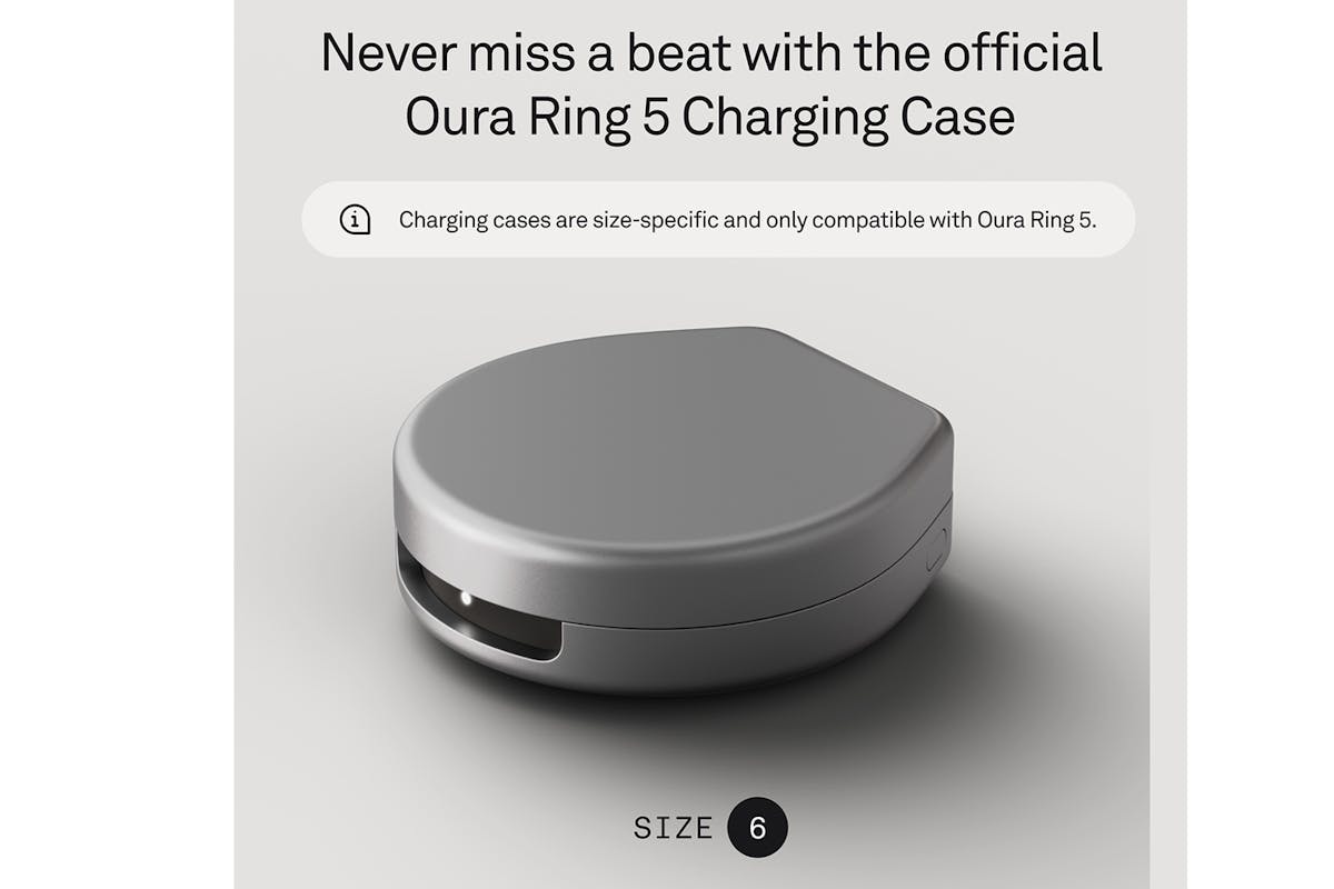 Oura Ring 5 Charging Case | Size 6-6
