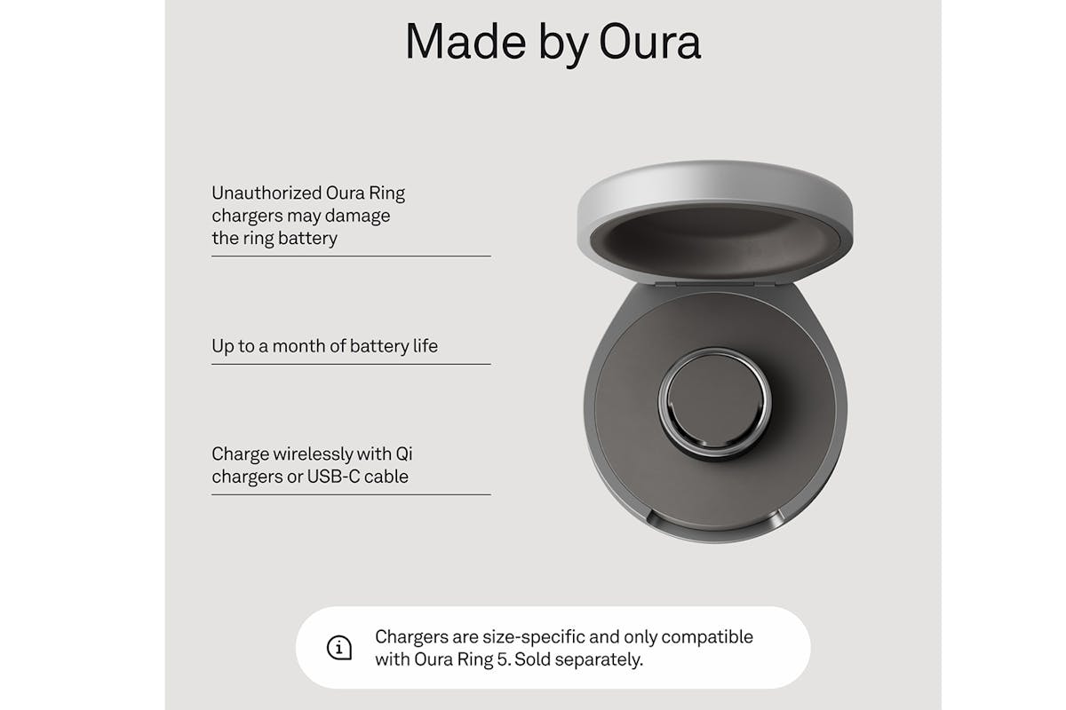 Oura Ring 5 Charging Case | Size 7-7