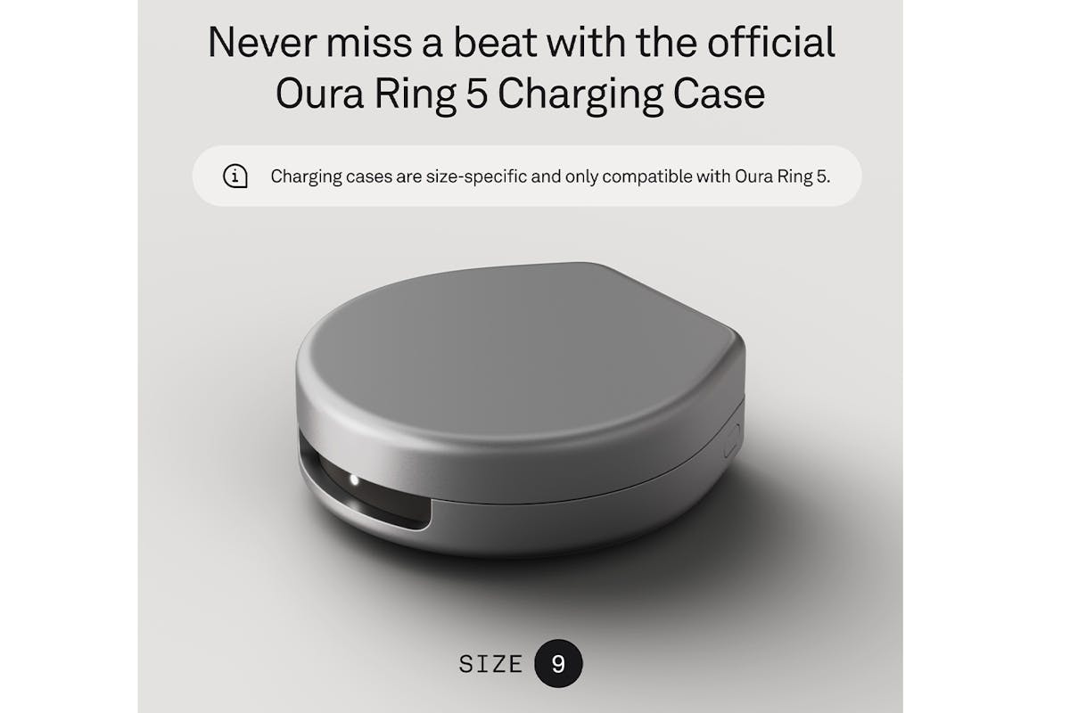 Oura Ring 5 Charging Case | Size 9-7