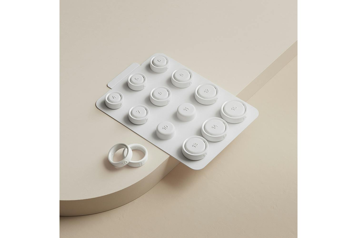 Oura Ring 4 Sizing Kit | Size 4 to 15-3