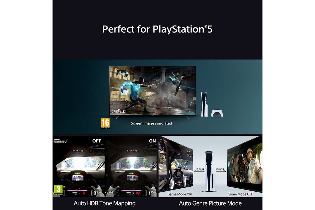 Sony XR80 55" Bravia 8 4K Ultra HD HDR OLED Smart TV (2024) | K55XR80PU-15