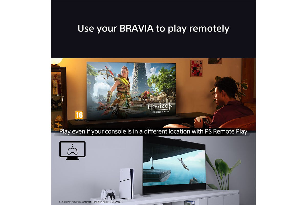 Sony XR80 55" Bravia 8 4K Ultra HD HDR OLED Smart TV (2024) | K55XR80PU-17