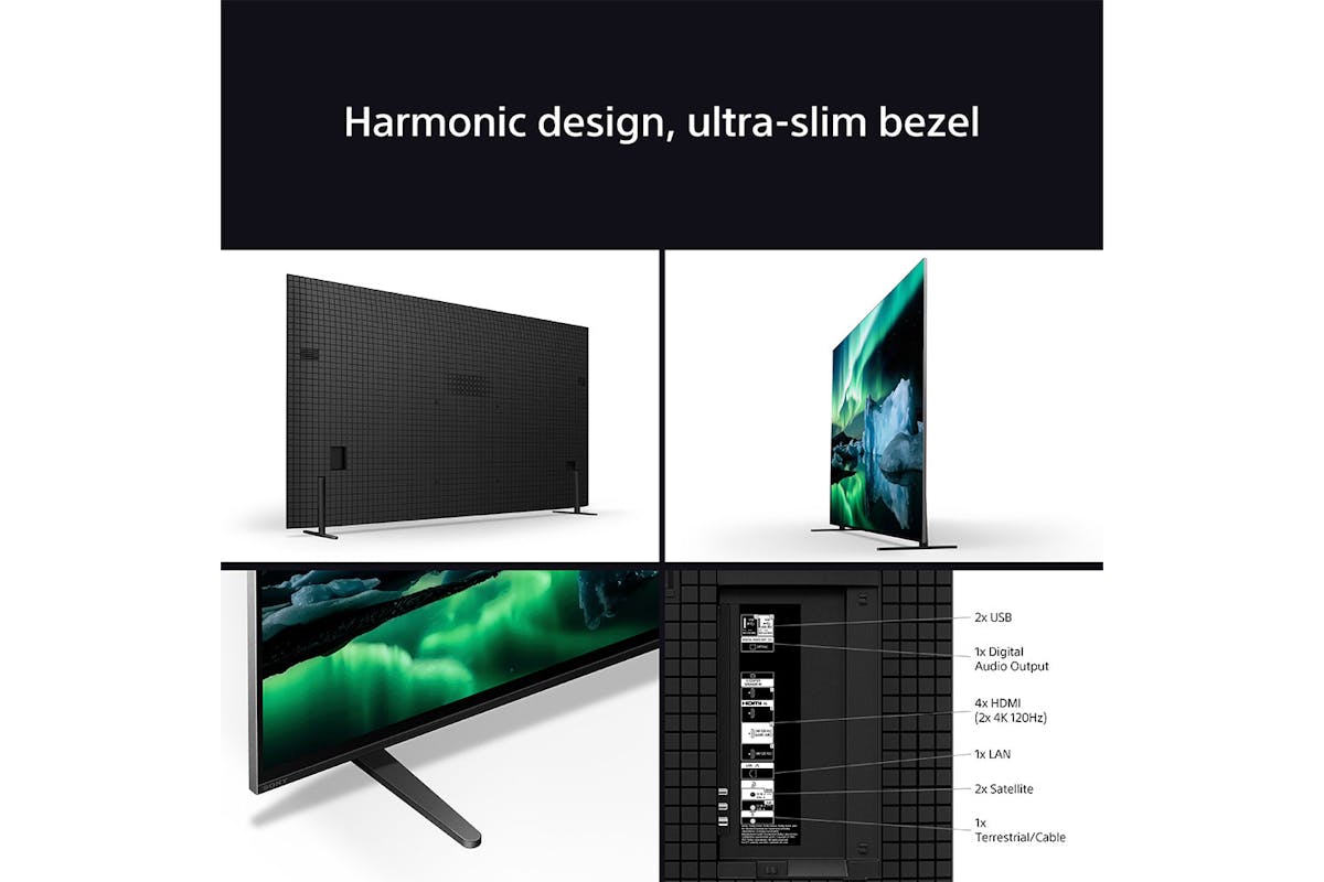 Sony XR80 65" Bravia 8 4K Ultra HD HDR OLED Smart TV (2024) | K65XR80U-13