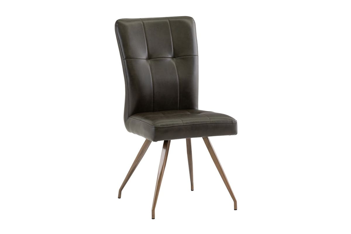 Kabana Dining Chairs | Leather | Dark Brown | Set of 2