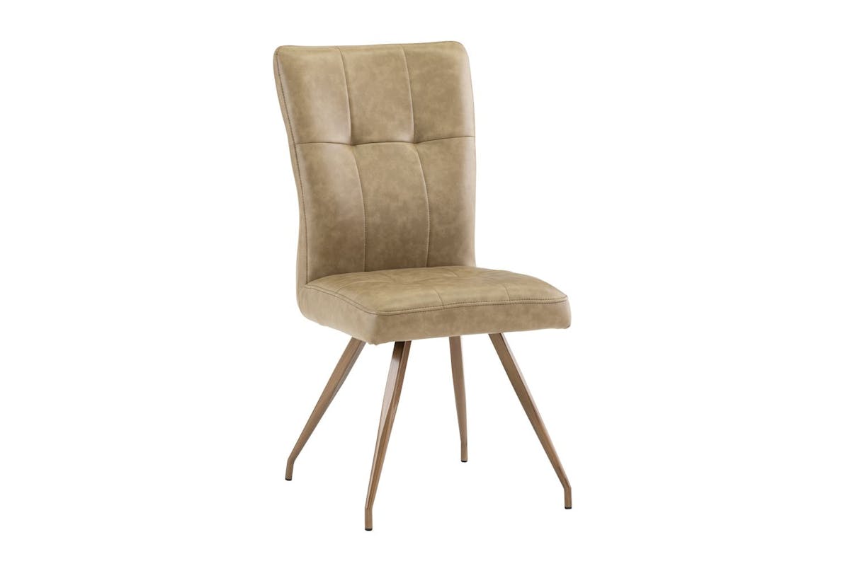 Kabana Dining Chairs | Leather | Brown | Set of 2