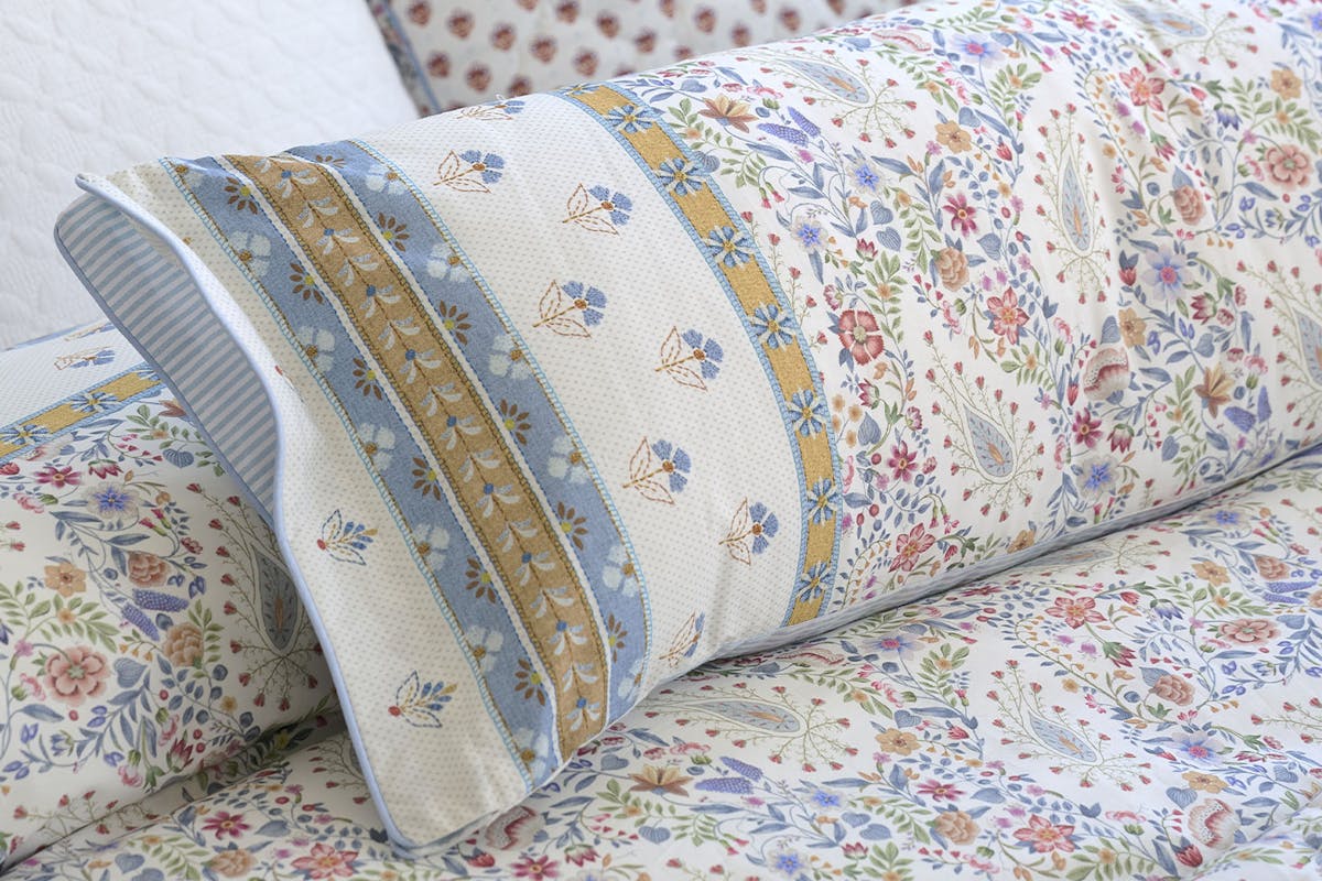 Pip Studio | Kairi Blossom Cushion | Blue | 30 x 90 cm-3