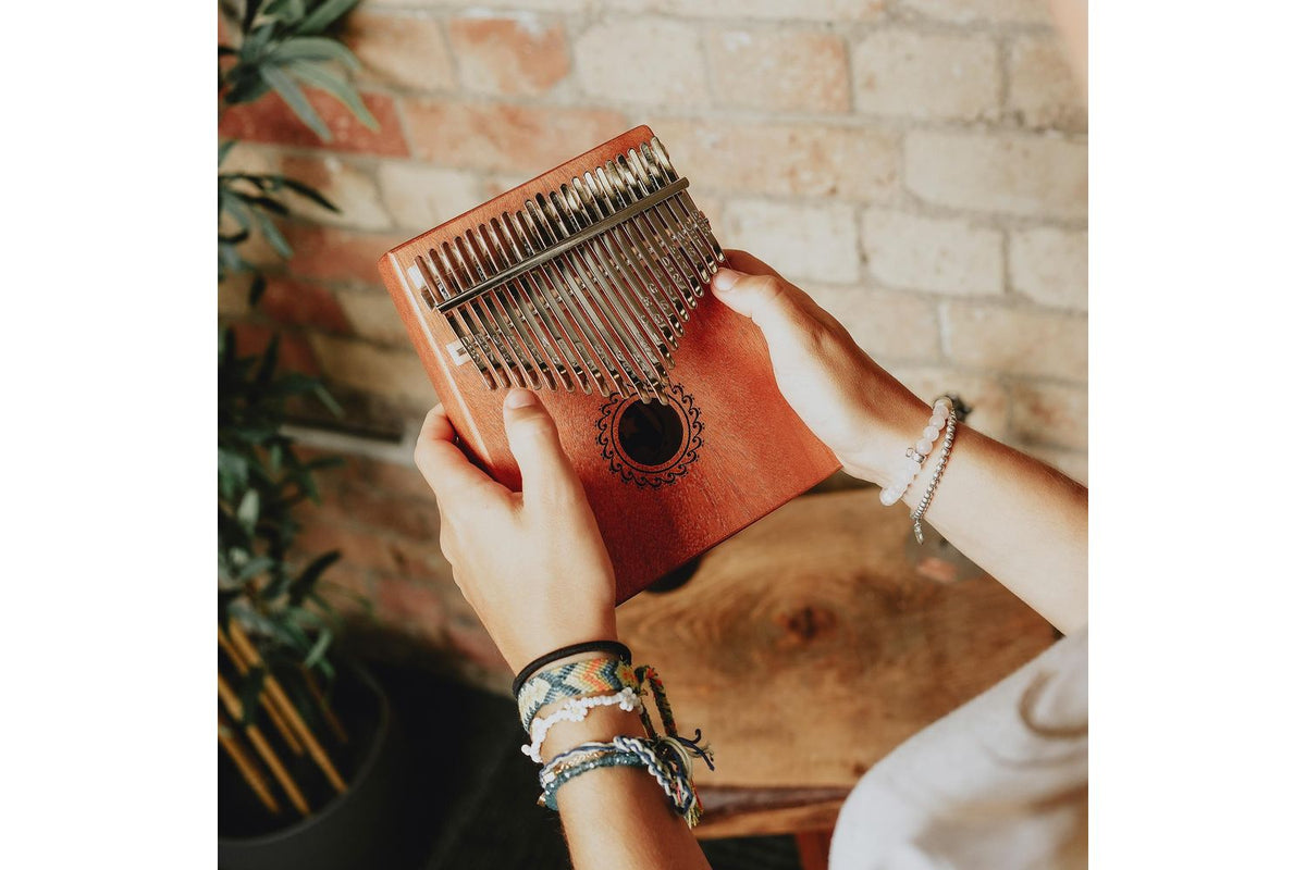 A-star 21 Key Kalimba - Natural-4