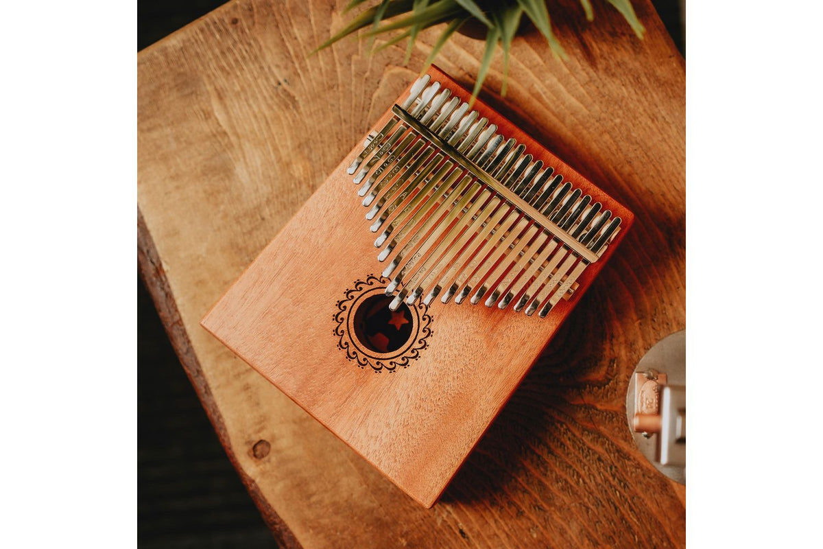 A-star 21 Key Kalimba - Natural-5