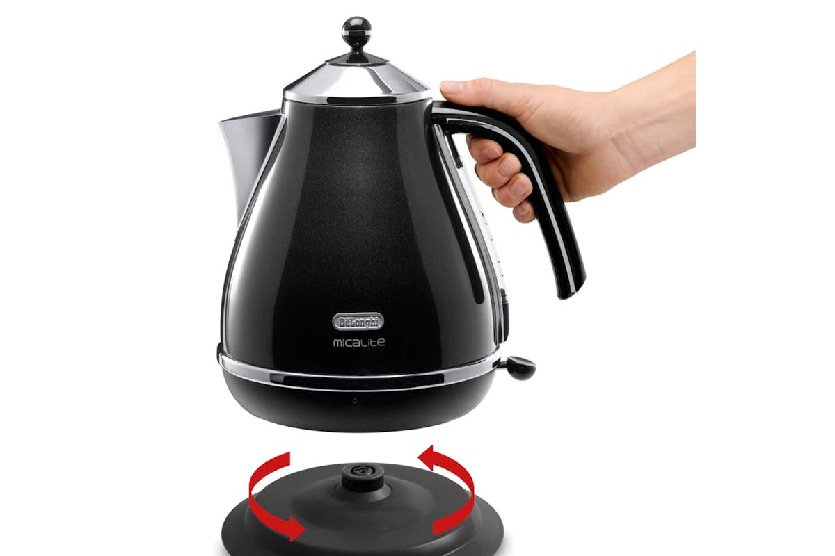 DeLonghi 1.7L Icona Micalite Kettle | KBOM3001.BK | Black-2