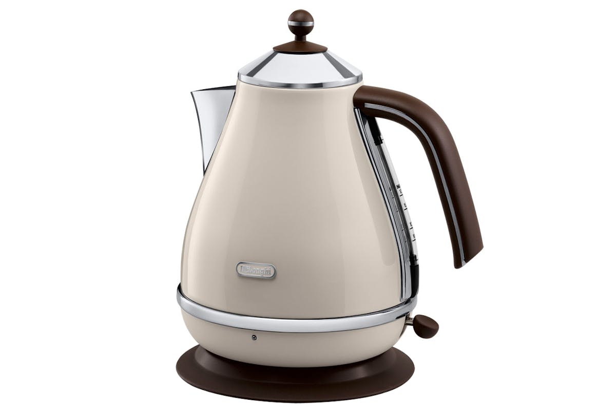 DeLonghi 1.7L Icona Vintage Kettle | KBOV3001BG | Cream