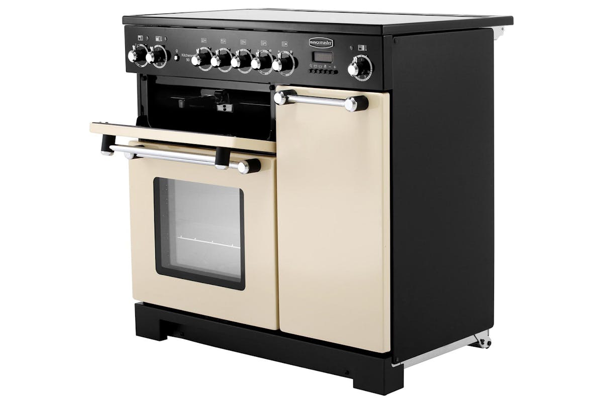 Rangemaster 90cm Electric Range Cooker | KCH90ECCR/C | Cream-2
