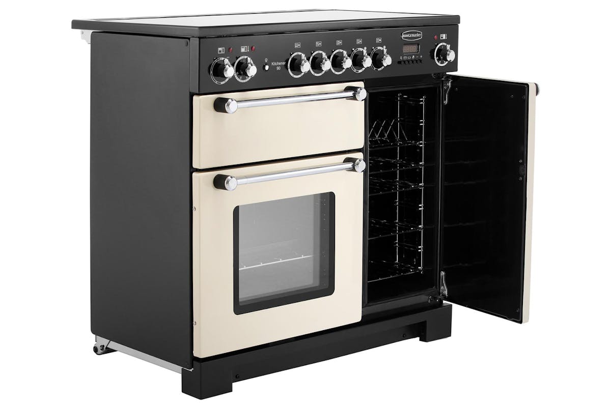 Rangemaster 90cm Electric Range Cooker | KCH90ECCR/C | Cream-4