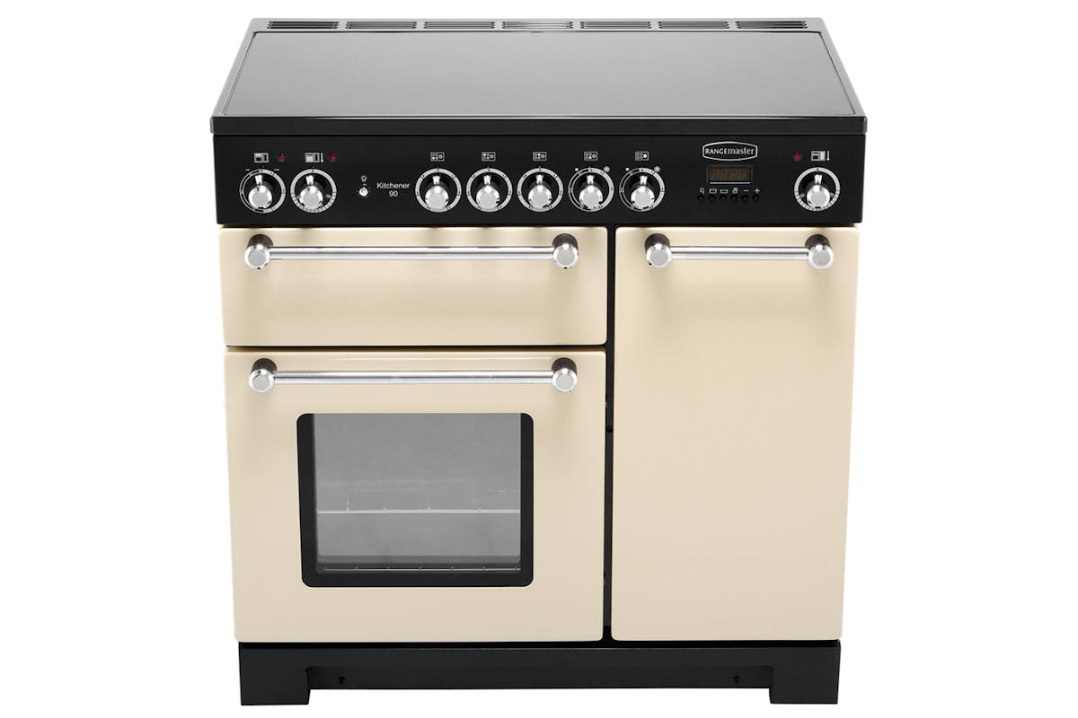 Rangemaster 90cm Electric Range Cooker | KCH90ECCR/C | Cream-5