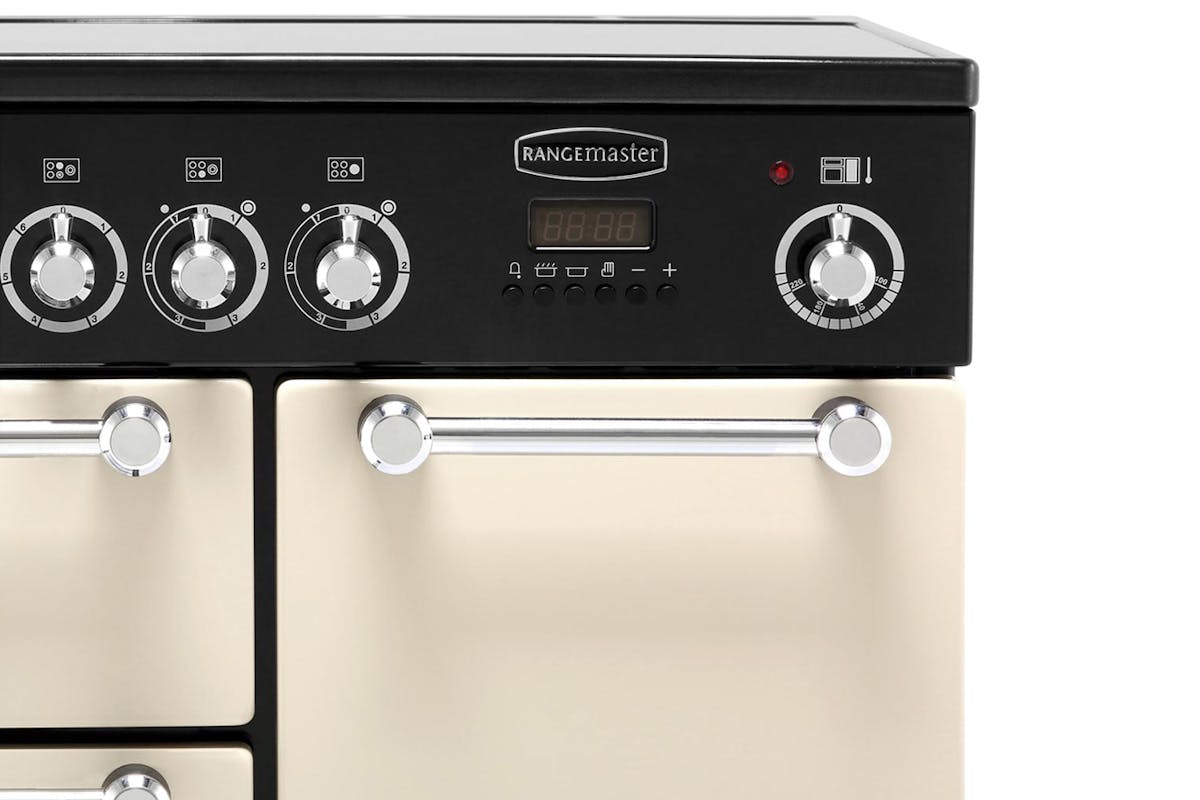 Rangemaster 90cm Electric Range Cooker | KCH90ECCR/C | Cream-7