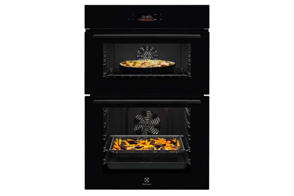 Electrolux 600 SurroundCook Built-in Electric Double Oven | Black | KDFBC08K