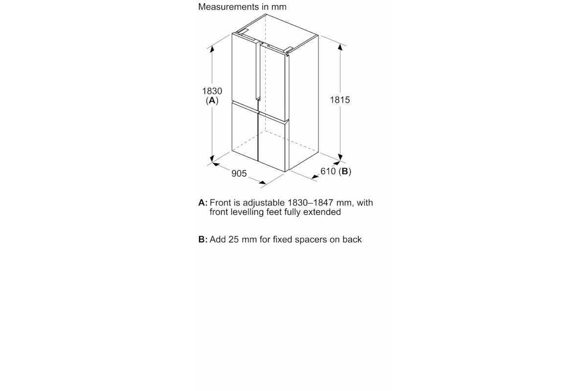 Siemens iQ300 Freestanding Fridge Freezer | KF96NAXEAG-14