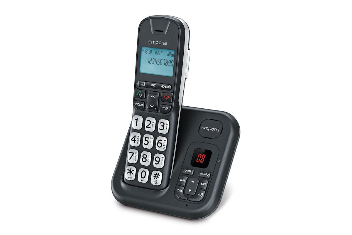 Emporia Big Button Corded Amplified Phone | Black | KFT20-2