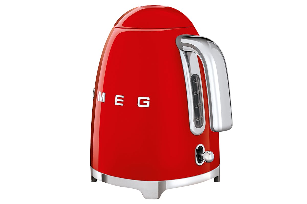 Smeg 1.7L 50's Style Kettle | KLF03RDUK | Red-3