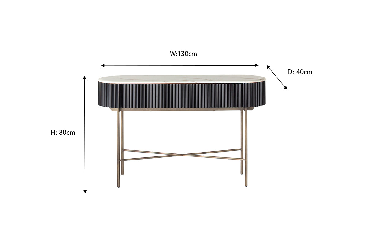 Kolbi Console Table | 130cm | White-2