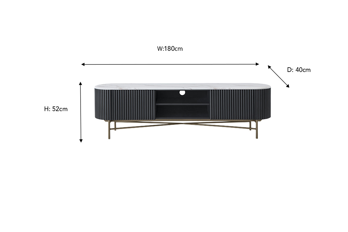Kolbi TV Unit | Small | Black-2
