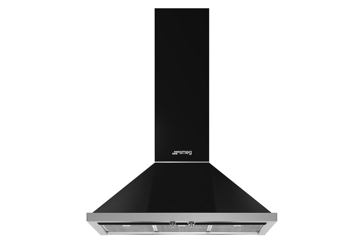 Smeg 90cm Chimney Hood | KPF9BL | Black-2
