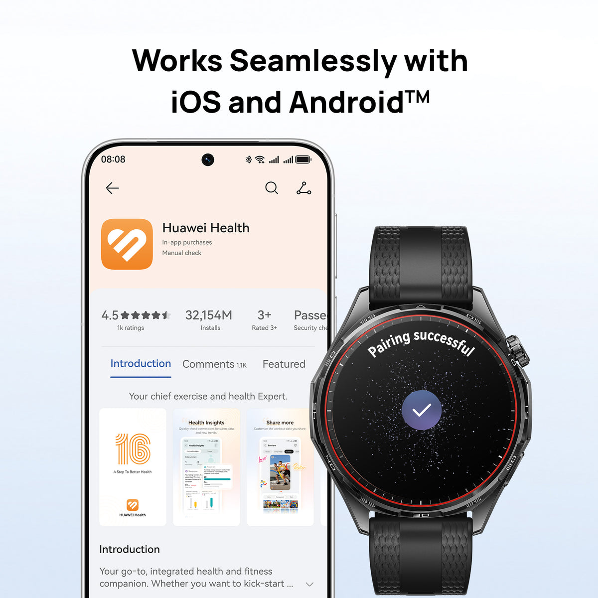 Huawei GT 7 Pro Watch | 46mm | Titanium Alloy | Yellow-13