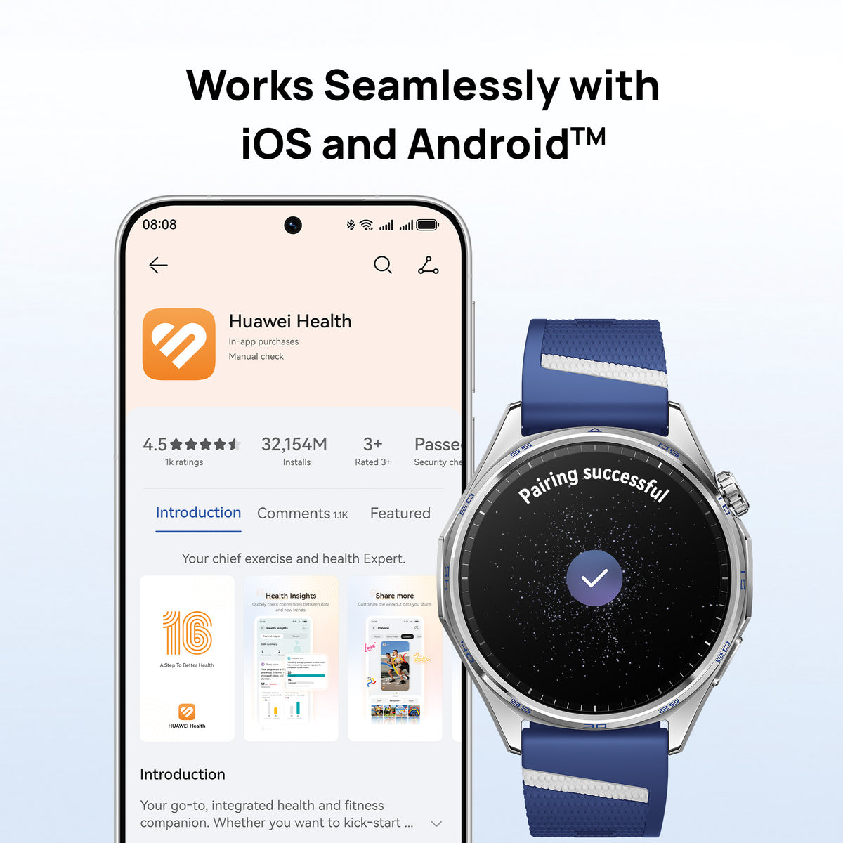 Huawei GT 7 Watch | 46mm | Blue-12