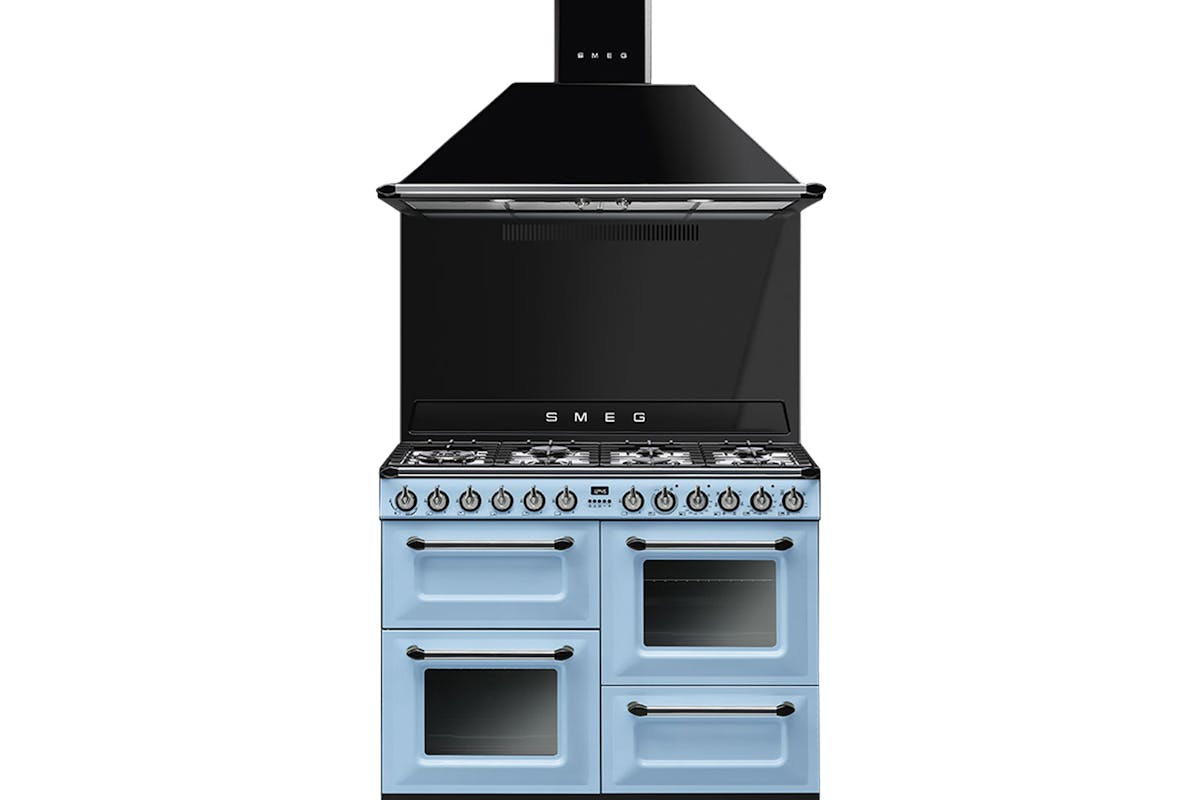 Smeg 110cm Victoria Aesthetic Chimney Cooker Hood | KT110BLE | Black-3