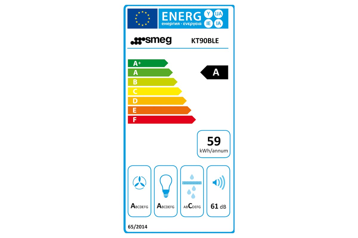Smeg Victoria 90cm Chimney Hood | KT90BLE-3