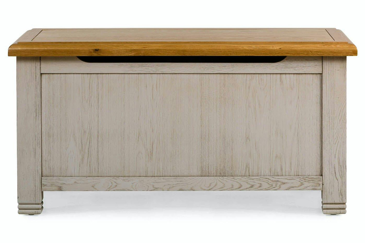 Lancaster Blanket Box | Aged Grey/Oak