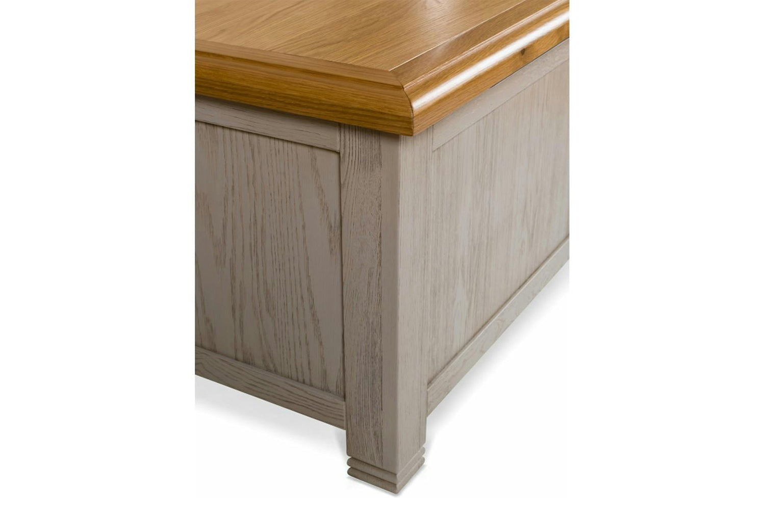 Lancaster Blanket Box | Aged Grey/Oak-6