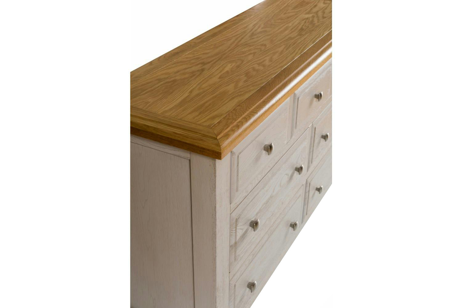 Lancaster Dresser | 3+4 Drawer | Aged Grey/Oak-7
