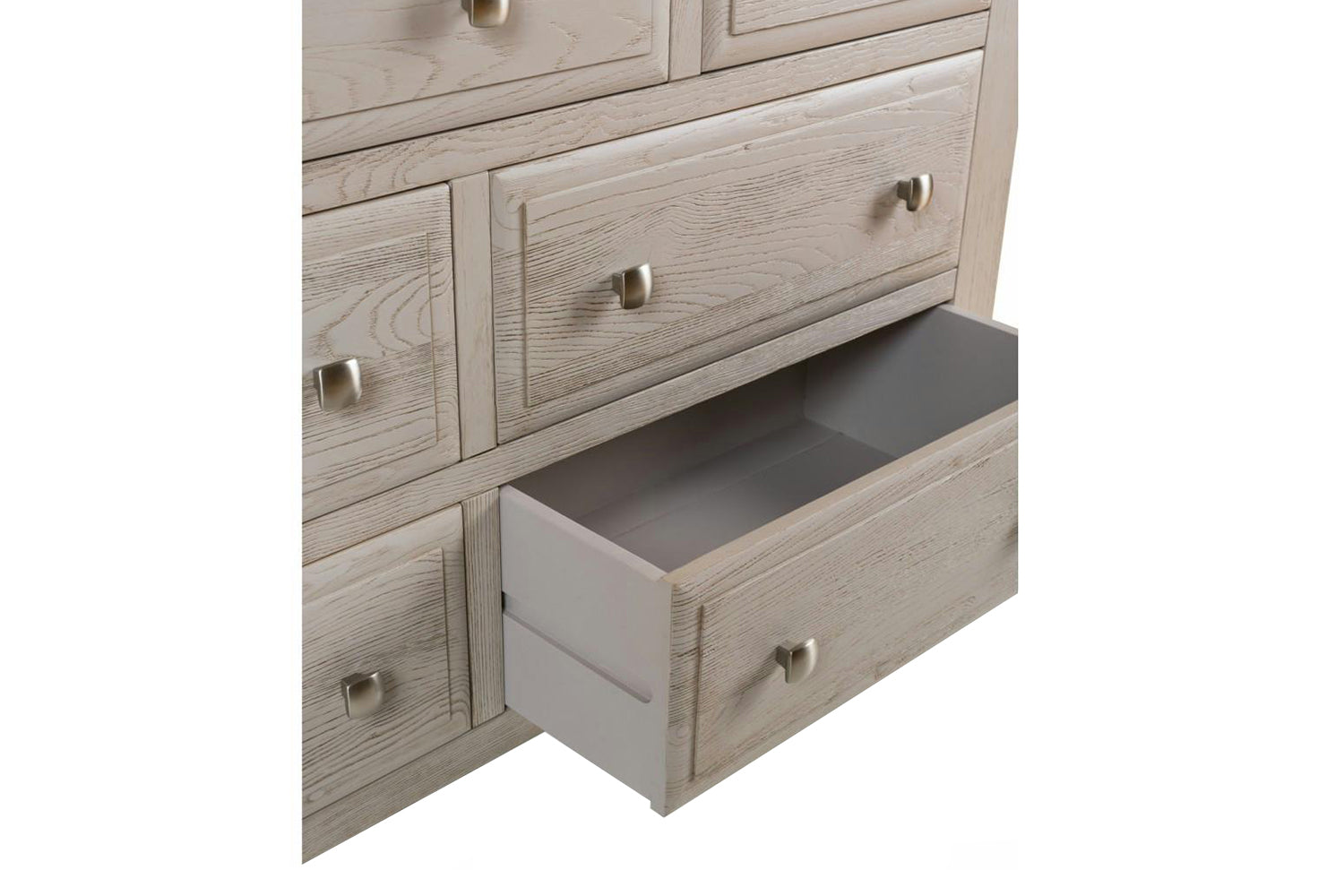 Lancaster Dresser | 3+4 Drawer | Aged Grey/Oak-8