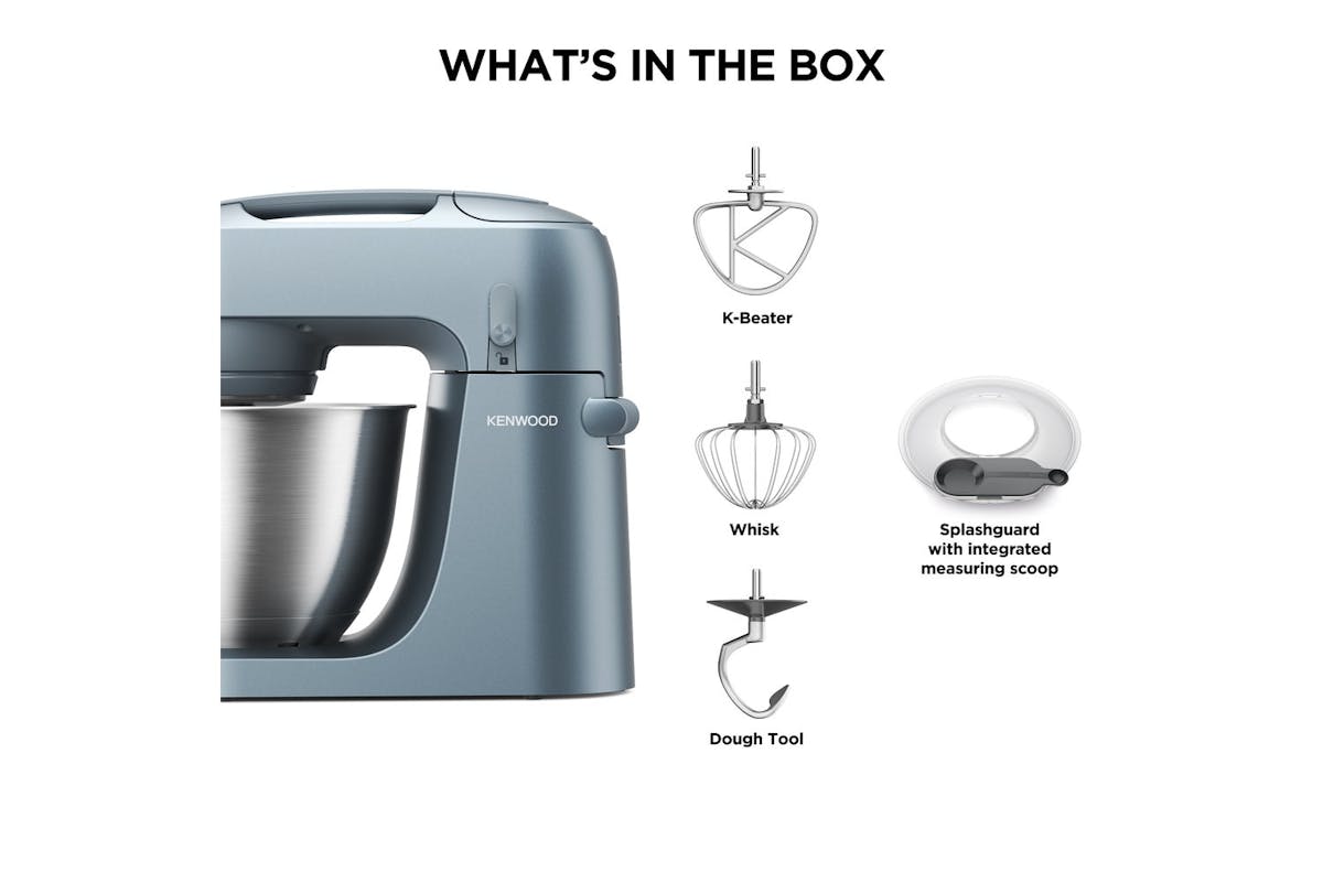 Kenwood Go 4L Stand Mixer | KZM35.000GY | Storm Blue-7